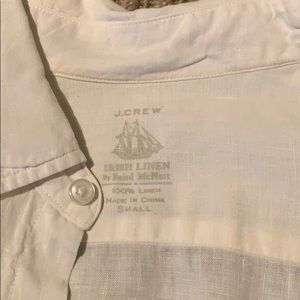 Beautiful J. Crew Irish linen Baird McNutt shirt
